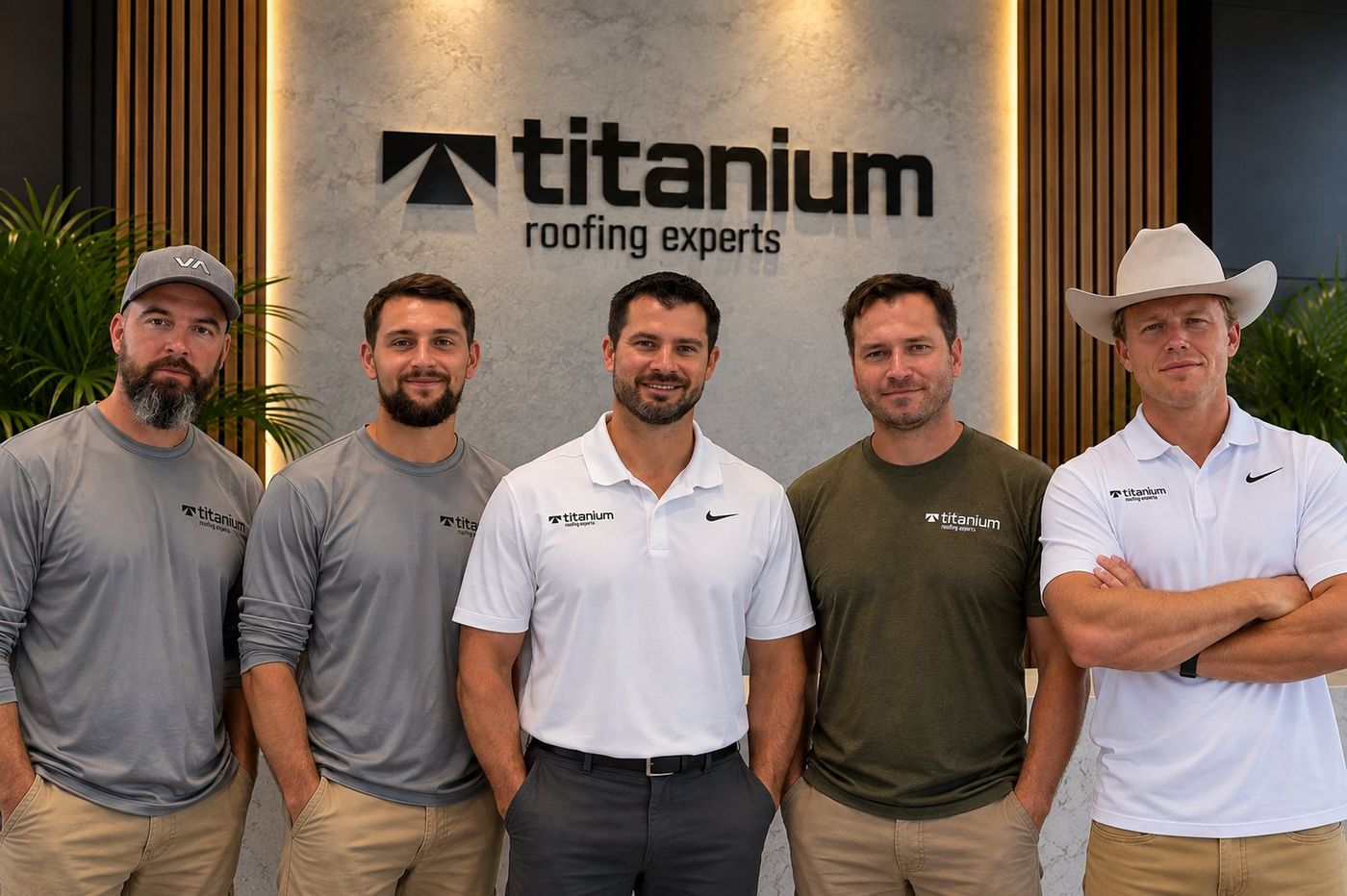 The Titanium Roofing Experts team in Sarasota, Florida
