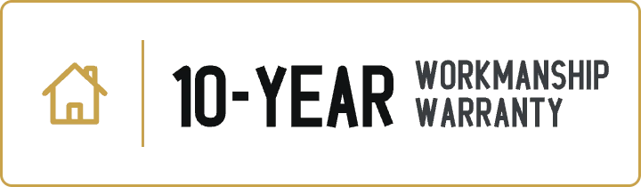 10-Year Workmanship Warranty